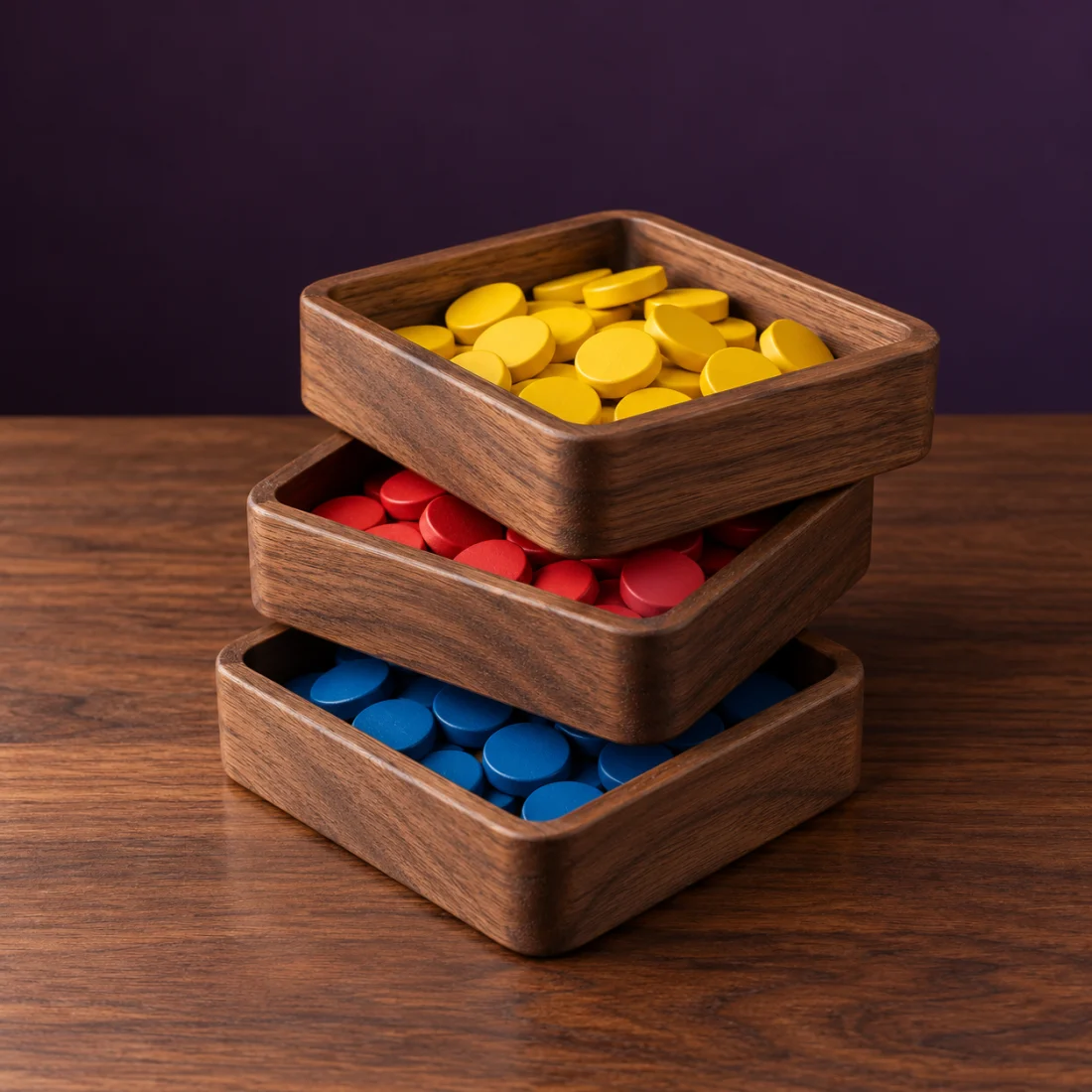 Token trays — illustrative product photograph